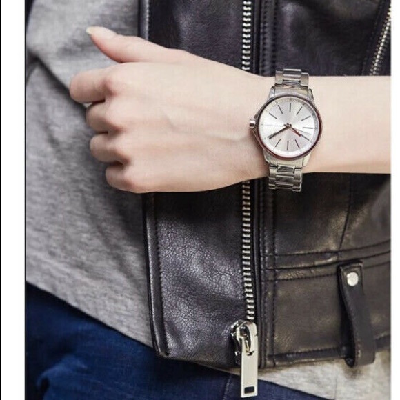 NWT Armani Exchange silver tone watch - Picture 7 of 7